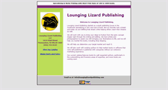 Desktop Screenshot of lounginglizardpublishing.com